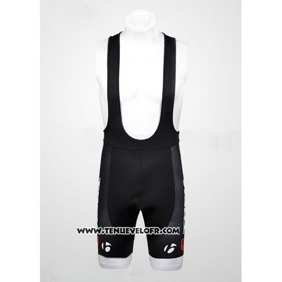 2012 Maillot Ciclismo Trek Blanc et Gris Manches Courtes et Cuissard